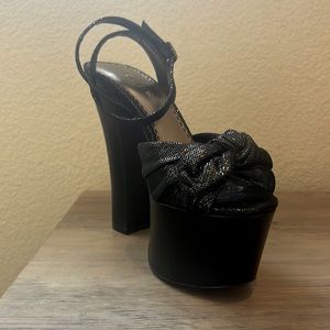 Bebe Black heels *Size 7